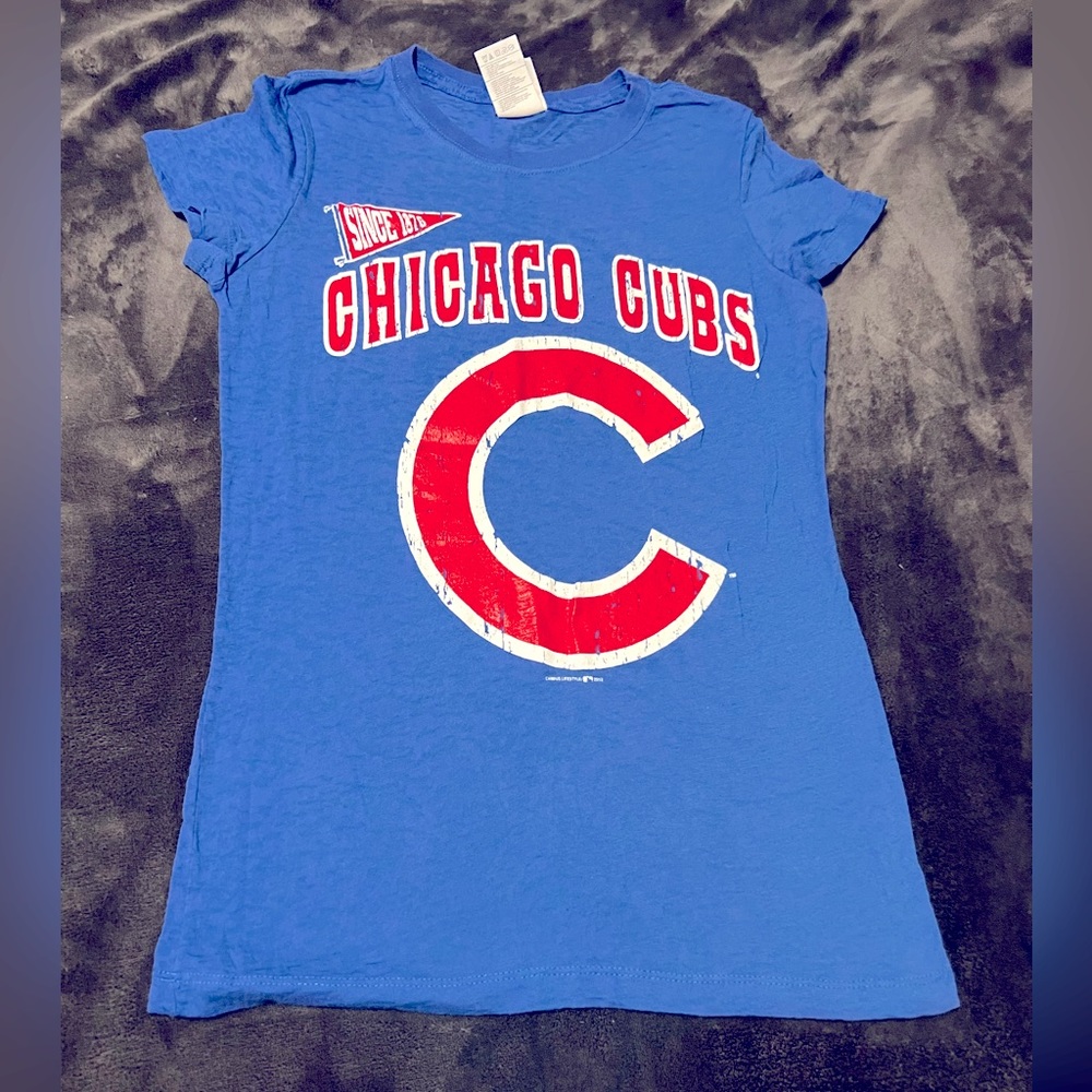 GO CUBS!  burnout tee